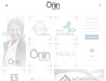 Tablet Screenshot of oningroup.com